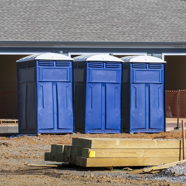 how do you ensure the porta potties are secure and safe from vandalism during an event in Laingsburg